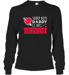 Kids Funny Valentine's Day Present For Your Little Girl, Daughter Long Sleeve T-Shirt