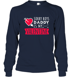 Kids Funny Valentine's Day Present For Your Little Girl, Daughter Long Sleeve T-Shirt