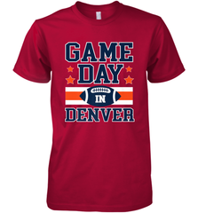 NFL Denver Co Game Day Football Home Team Colors Men's Premium T-Shirt Men's Premium T-Shirt - FordPhuMy