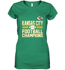Kansas City Sideline Football _ The City Of Champions LIV Women's V-Neck T-Shirt Women's V-Neck T-Shirt - FordPhuMy