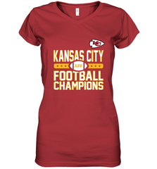 Kansas City Sideline Football _ The City Of Champions LIV Women's V-Neck T-Shirt Women's V-Neck T-Shirt - FordPhuMy