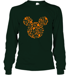 Disney Mickey Mouse Halloween Silhouette Long Sleeve T-Shirt Long Sleeve T-Shirt - FordPhuMy