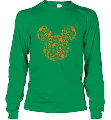 Disney Mickey Mouse Halloween Silhouette Long Sleeve T-Shirt Long Sleeve T-Shirt - FordPhuMy