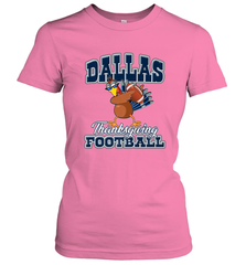 Dallas Thanksgiving Day Funny Turkey Playing Texas Football Premium T Shirt Women's T-Shirt Women's T-Shirt - FordPhuMy
