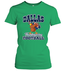 Dallas Thanksgiving Day Funny Turkey Playing Texas Football Premium T Shirt Women's T-Shirt Women's T-Shirt - FordPhuMy