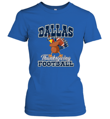 Dallas Thanksgiving Day Funny Turkey Playing Texas Football Premium T Shirt Women's T-Shirt Women's T-Shirt - FordPhuMy