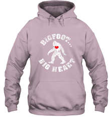 Bigfoot Heart Valentine's Day Lover Art Graphics Great Gift Hooded Sweatshirt Hooded Sweatshirt - FordPhuMy