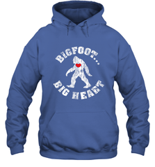 Bigfoot Heart Valentine's Day Lover Art Graphics Great Gift Hooded Sweatshirt Hooded Sweatshirt - FordPhuMy