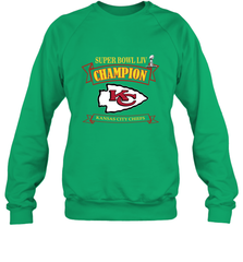 Kansas City Chiefs NFL Pro Line by Fanatics Super Bowl LIV Champions Crewneck Sweatshirt Crewneck Sweatshirt - FordPhuMy