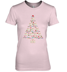 Baseball Balls Christmas Tree lights Xmas Gift Holiday Women's Premium T-Shirt Women's Premium T-Shirt - FordPhuMy