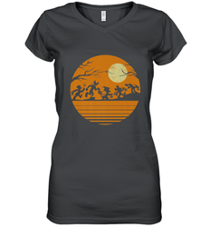 Disney Mickey Mouse and Friends Halloween Women's V-Neck T-Shirt