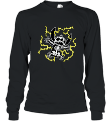 Disney Stitch Skeleton Halloween Long Sleeve T-Shirt Long Sleeve T-Shirt - FordPhuMy