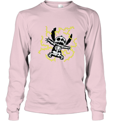 Disney Stitch Skeleton Halloween Long Sleeve T-Shirt Long Sleeve T-Shirt - FordPhuMy