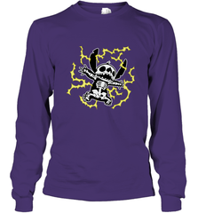 Disney Stitch Skeleton Halloween Long Sleeve T-Shirt Long Sleeve T-Shirt - FordPhuMy