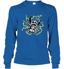 Disney Stitch Skeleton Halloween Long Sleeve T-Shirt Long Sleeve T-Shirt - FordPhuMy