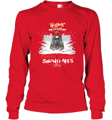 Trump Train 2020 Plow snowflakes Christmas Long Sleeve T-Shirt Long Sleeve T-Shirt - FordPhuMy