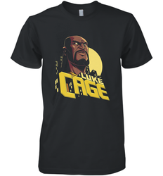Marvel The Defenders Luke Cage Profile Men's Premium T-Shirt