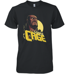Marvel The Defenders Luke Cage Profile Men's Premium T-Shirt Men's Premium T-Shirt - FordPhuMy