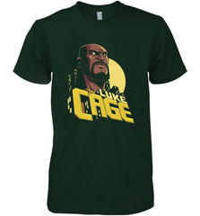 Marvel The Defenders Luke Cage Profile Men's Premium T-Shirt Men's Premium T-Shirt - FordPhuMy
