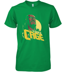 Marvel The Defenders Luke Cage Profile Men's Premium T-Shirt Men's Premium T-Shirt - FordPhuMy