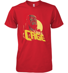 Marvel The Defenders Luke Cage Profile Men's Premium T-Shirt Men's Premium T-Shirt - FordPhuMy