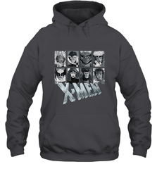 Marvel X Men Animated Series Halftone Retro 90s Hooded Sweatshirt Hooded Sweatshirt - FordPhuMy