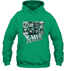 Marvel X Men Animated Series Halftone Retro 90s Hooded Sweatshirt Hooded Sweatshirt - FordPhuMy