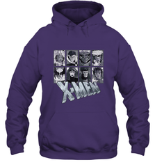 Marvel X Men Animated Series Halftone Retro 90s Hooded Sweatshirt Hooded Sweatshirt - FordPhuMy
