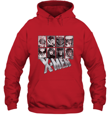 Marvel X Men Animated Series Halftone Retro 90s Hooded Sweatshirt Hooded Sweatshirt - FordPhuMy