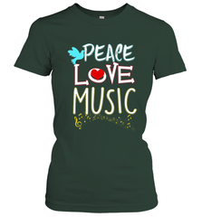 Peace Love Music Hippie Hipster Festival Women's T-Shirt Women's T-Shirt - FordPhuMy