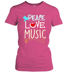 Peace Love Music Hippie Hipster Festival Women's T-Shirt Women's T-Shirt - FordPhuMy