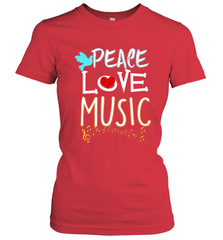 Peace Love Music Hippie Hipster Festival Women's T-Shirt Women's T-Shirt - FordPhuMy