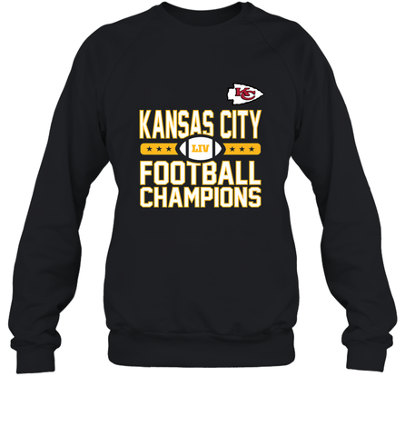 Kansas City Sideline Football _ The City Of Champions LIV Crewneck Sweatshirt Crewneck Sweatshirt / Black / S Crewneck Sweatshirt - FordPhuMy