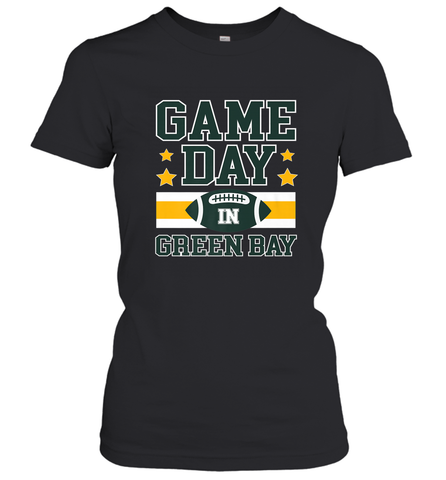 NFL Green Bay WI. Game Day Football Home Team Women's T-Shirt Women's T-Shirt / Black / S Women's T-Shirt - FordPhuMy