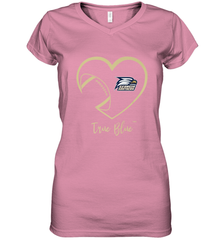 Georgia Southern Eagles Football Inside Heart  Team Women's V-Neck T-Shirt Women's V-Neck T-Shirt - FordPhuMy