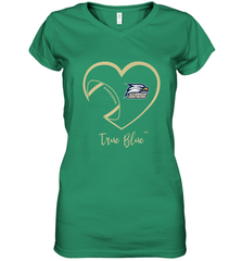 Georgia Southern Eagles Football Inside Heart  Team Women's V-Neck T-Shirt Women's V-Neck T-Shirt - FordPhuMy