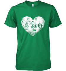 Love Valentines Day Heart Vintage Gift For Men Women Men's Premium T-Shirt Men's Premium T-Shirt - FordPhuMy