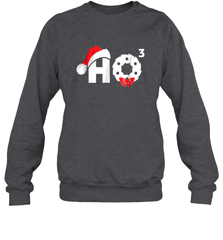 Santa HO HO3 Cubed Funny Christmas Crewneck Sweatshirt Crewneck Sweatshirt - FordPhuMy