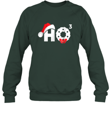 Santa HO HO3 Cubed Funny Christmas Crewneck Sweatshirt Crewneck Sweatshirt - FordPhuMy