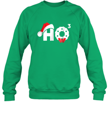 Santa HO HO3 Cubed Funny Christmas Crewneck Sweatshirt Crewneck Sweatshirt - FordPhuMy