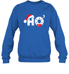 Santa HO HO3 Cubed Funny Christmas Crewneck Sweatshirt Crewneck Sweatshirt - FordPhuMy