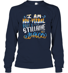 Special Needs NonVerbal Autism Awesome Long Sleeve T-Shirt Long Sleeve T-Shirt - FordPhuMy