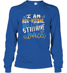 Special Needs NonVerbal Autism Awesome Long Sleeve T-Shirt Long Sleeve T-Shirt - FordPhuMy