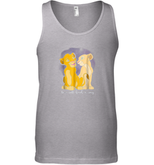 Disney Lion King Simba Nala Love Valentine's Men Cotton Tank Top Men Cotton Tank Top - FordPhuMy