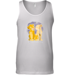 Disney Lion King Simba Nala Love Valentine's Men Cotton Tank Top