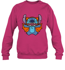 Disney Stitch Bat Halloween Costume Crewneck Sweatshirt Crewneck Sweatshirt - FordPhuMy
