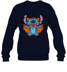 Disney Stitch Bat Halloween Costume Crewneck Sweatshirt Crewneck Sweatshirt - FordPhuMy