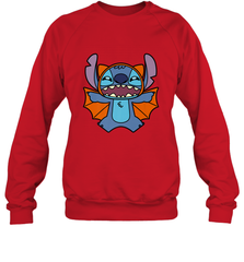 Disney Stitch Bat Halloween Costume Crewneck Sweatshirt Crewneck Sweatshirt - FordPhuMy