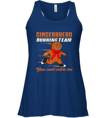 Christmas Gingerbread Man Cookie Gingerbread Running Team Women's Racerback Tank Women's Racerback Tank - FordPhuMy