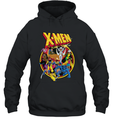 Marvel X Men Animated Series Retro 90s Hooded Sweatshirt